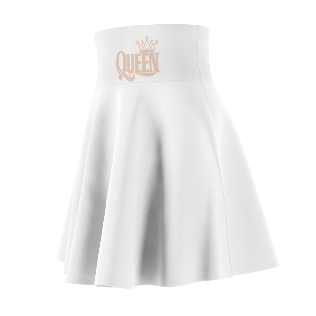 Queen Crown Skater Skirt — Women's Royal