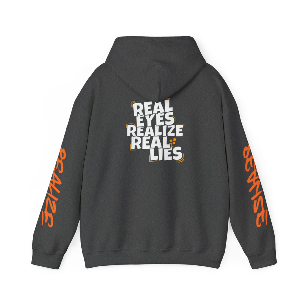 Sweat à capuche pour Homme — "Real Eyes Realize Real Lies"
