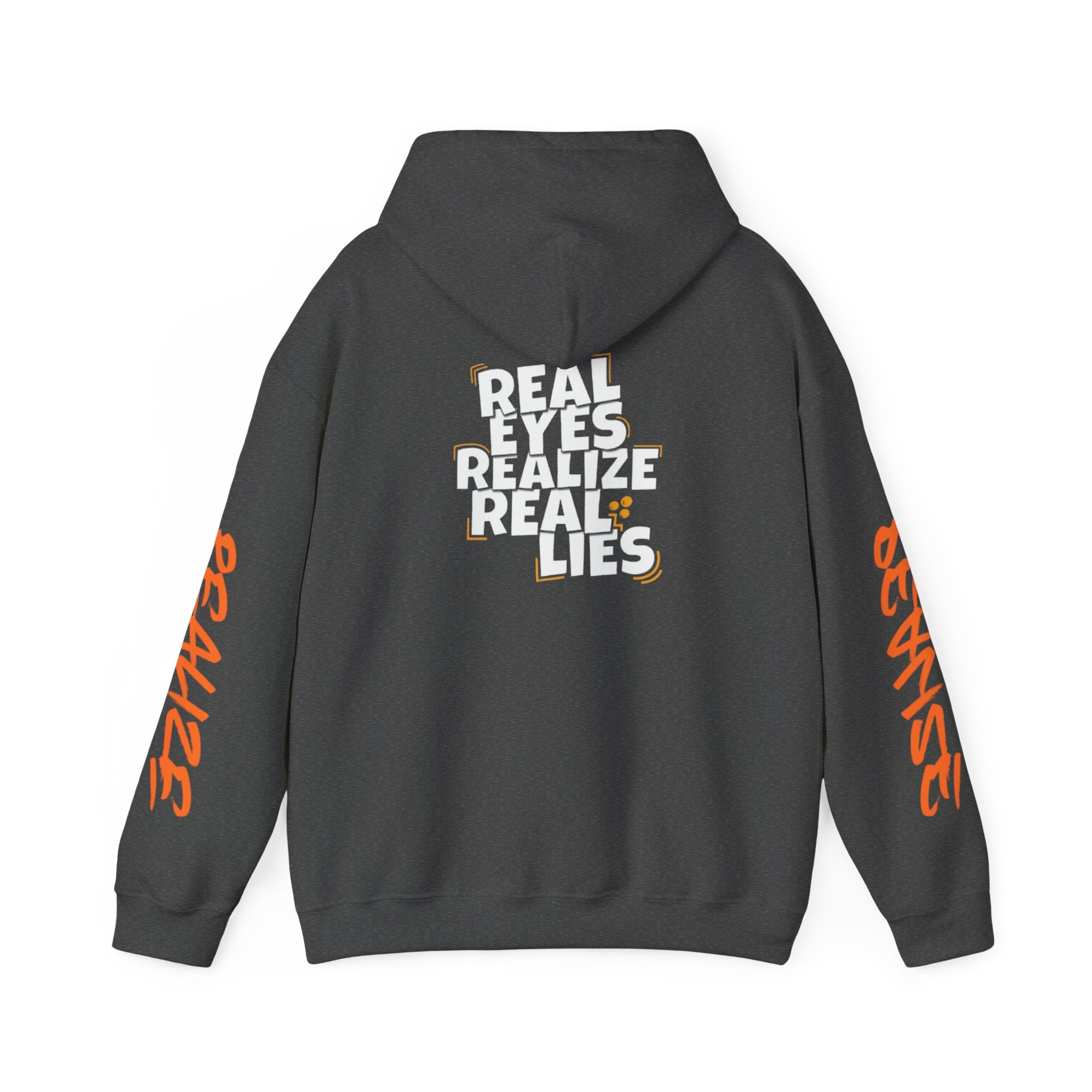 Sweat à capuche pour Homme — "Real Eyes Realize Real Lies"