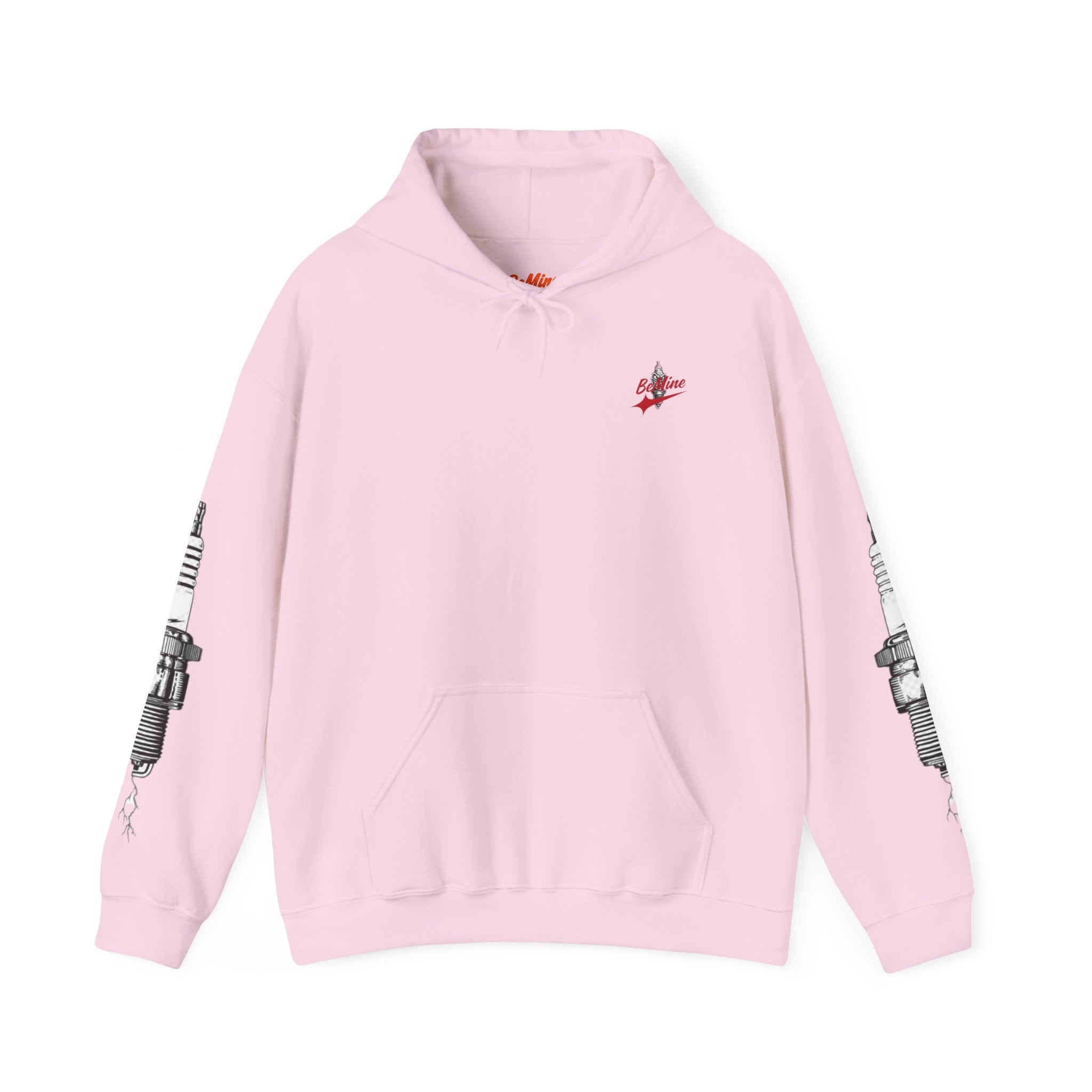 Sweat à capuche Unisexe tête de mort et bougie d'allumage