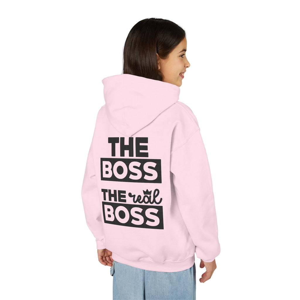 Sweat à capuche pour enfant " THE BOSS, the real BOSS "