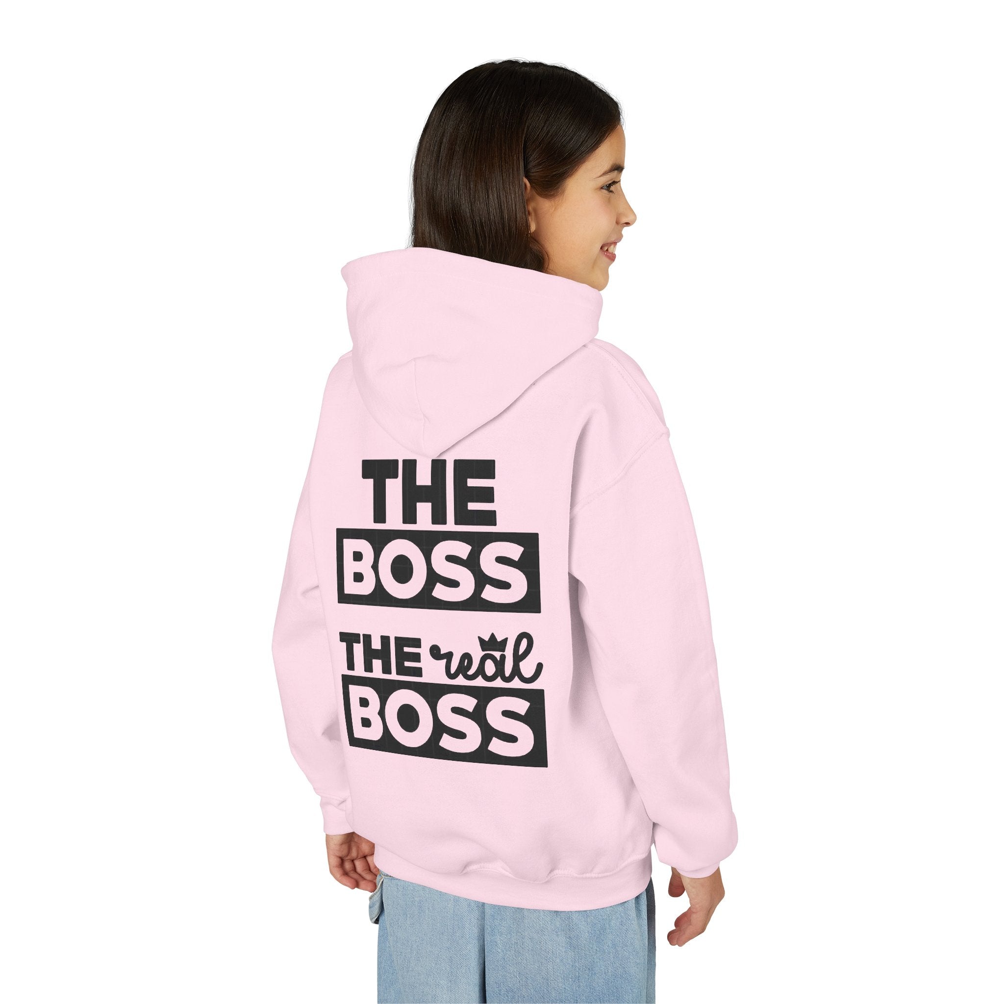 Sweat à capuche pour enfant " THE BOSS, the real BOSS "