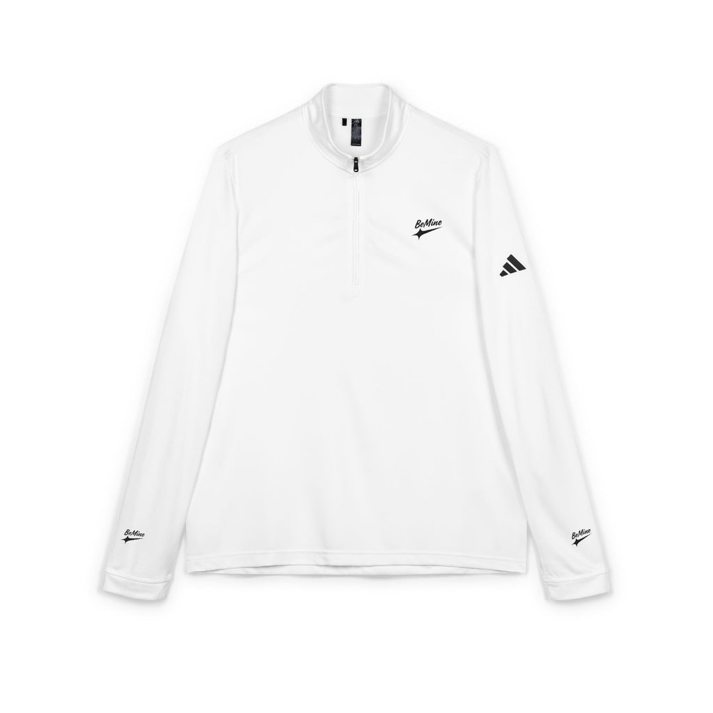 Pull Adidas X BeMine Unisexe à col zippé brodé – Haut de sport léger