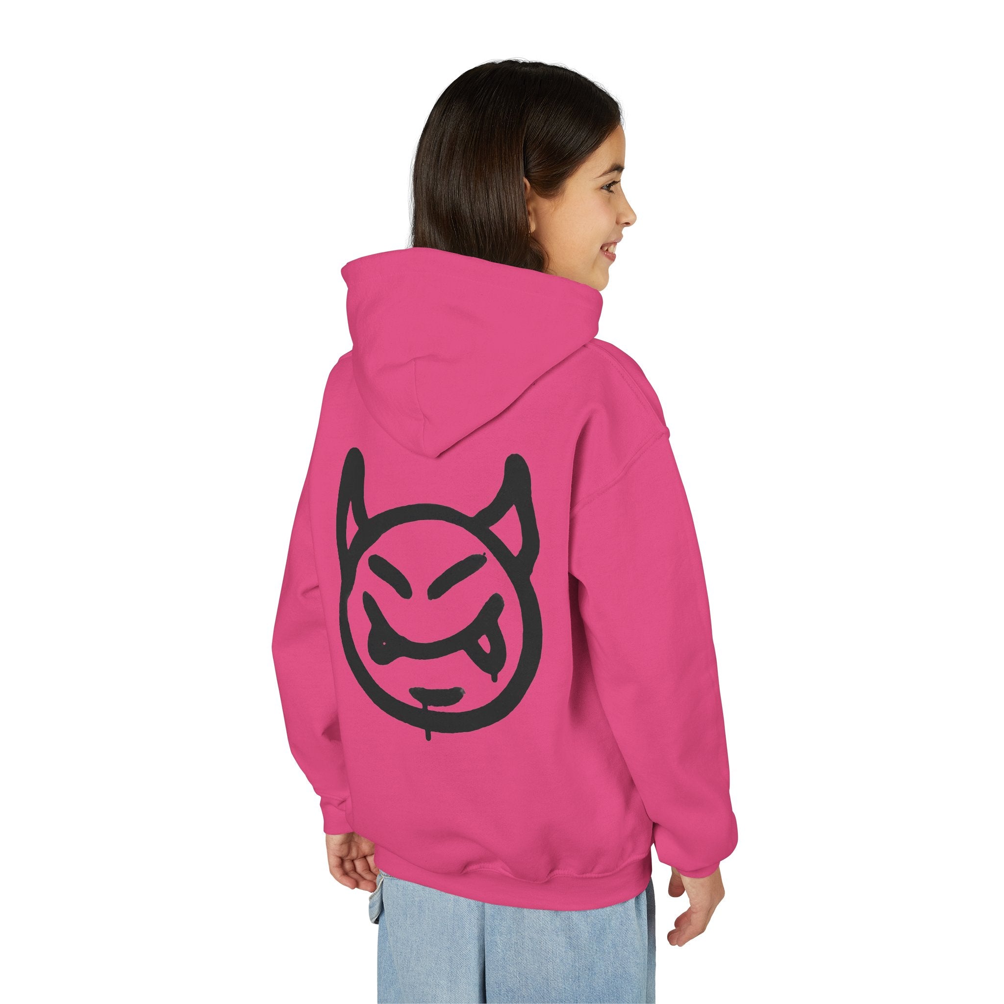 Sweat à capuche pour enfant avec visage de diable