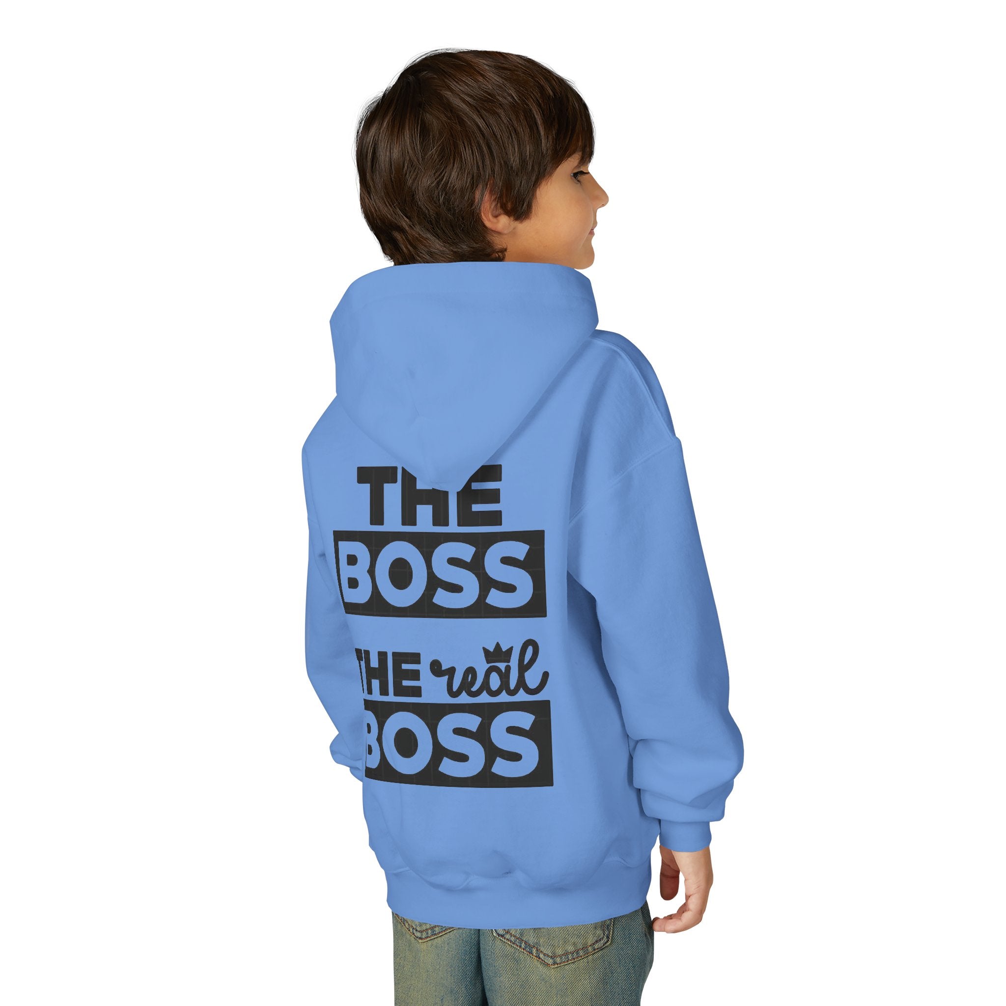Sweat à capuche pour enfant " THE BOSS, the real BOSS "