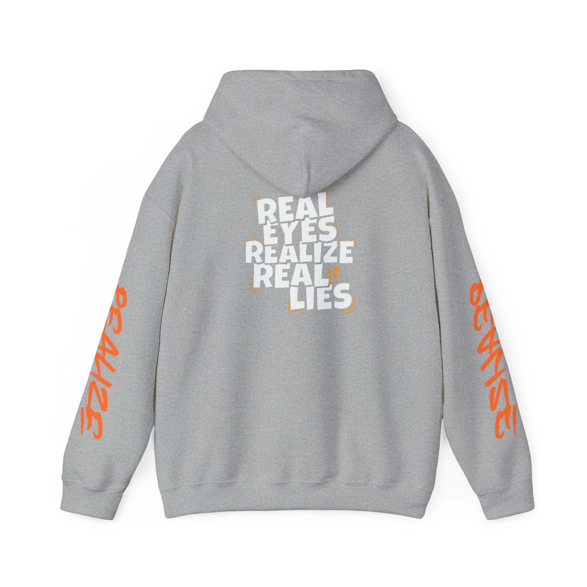 Sweat à capuche pour Homme — "Real Eyes Realize Real Lies"