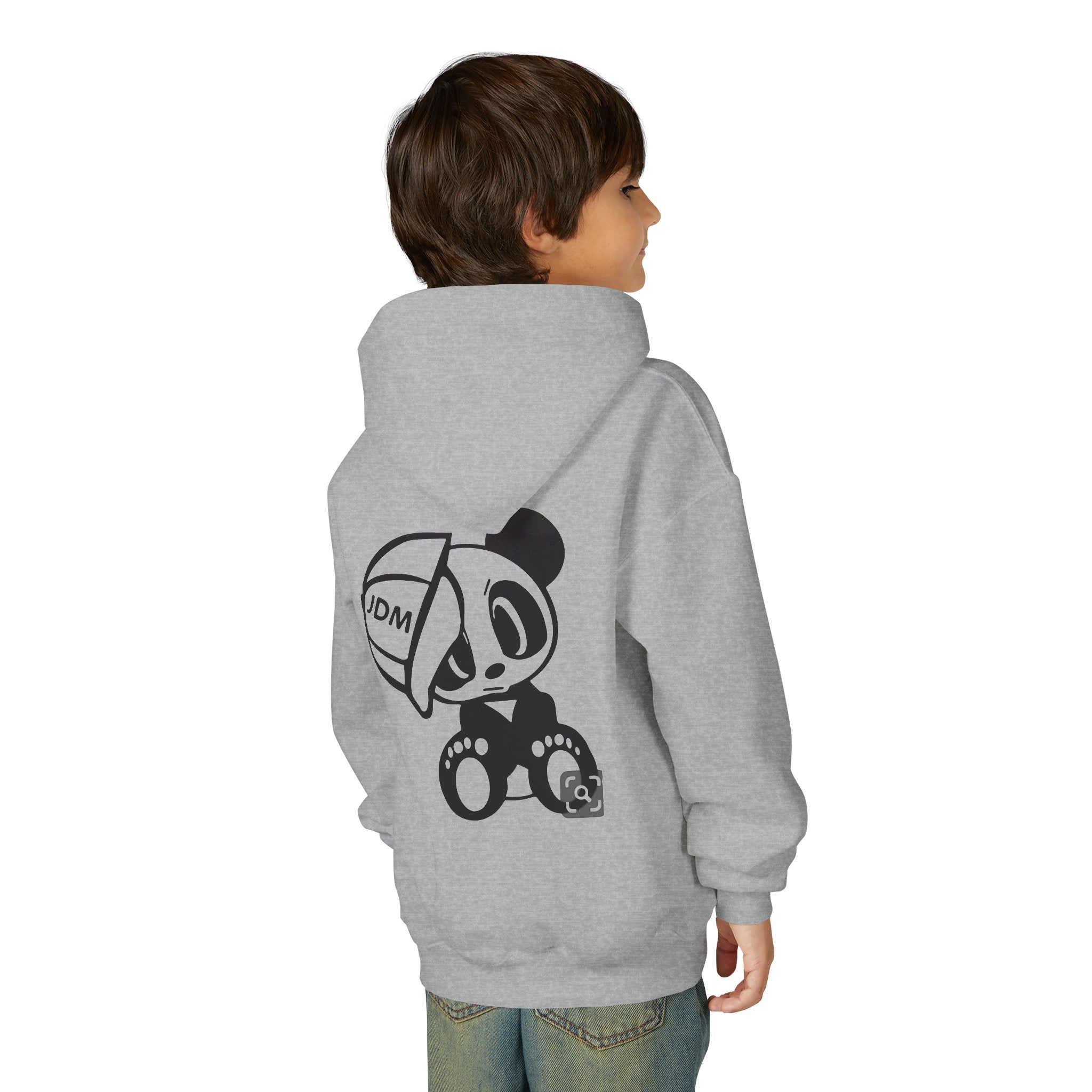 Sweat à capuche enfant Panda avec motif casquette JDM