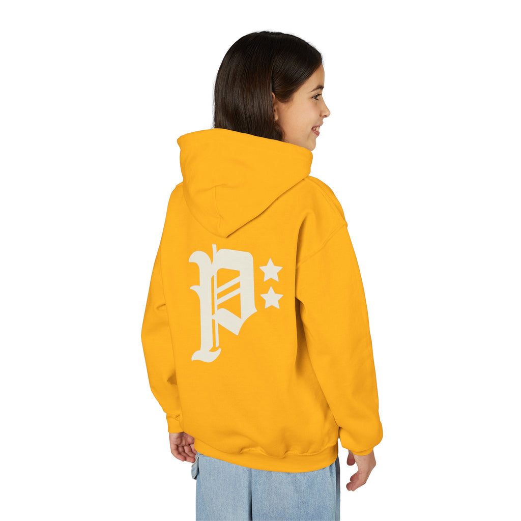 Sweat à capuche pour enfant avec motif gothique « P »