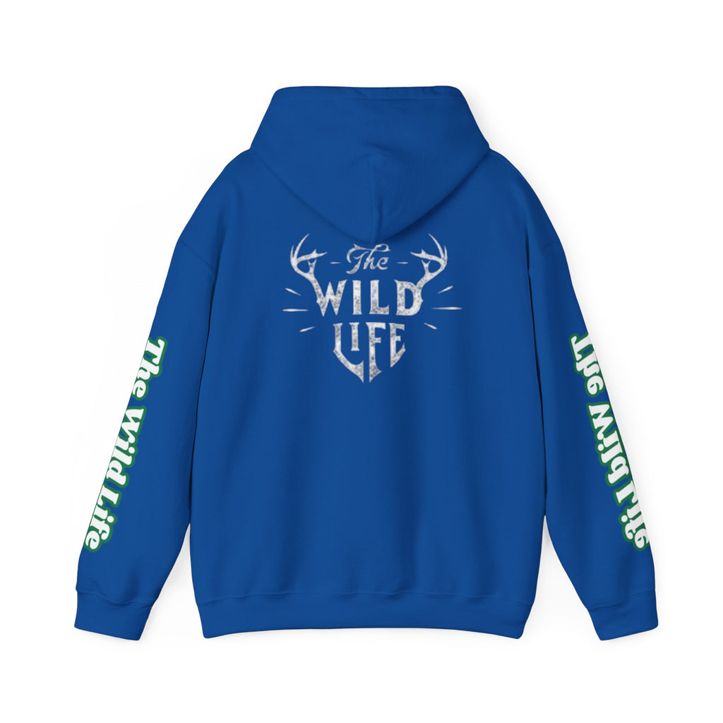 Hoodie — "The Wild Life" Antler Graphic Pullover
