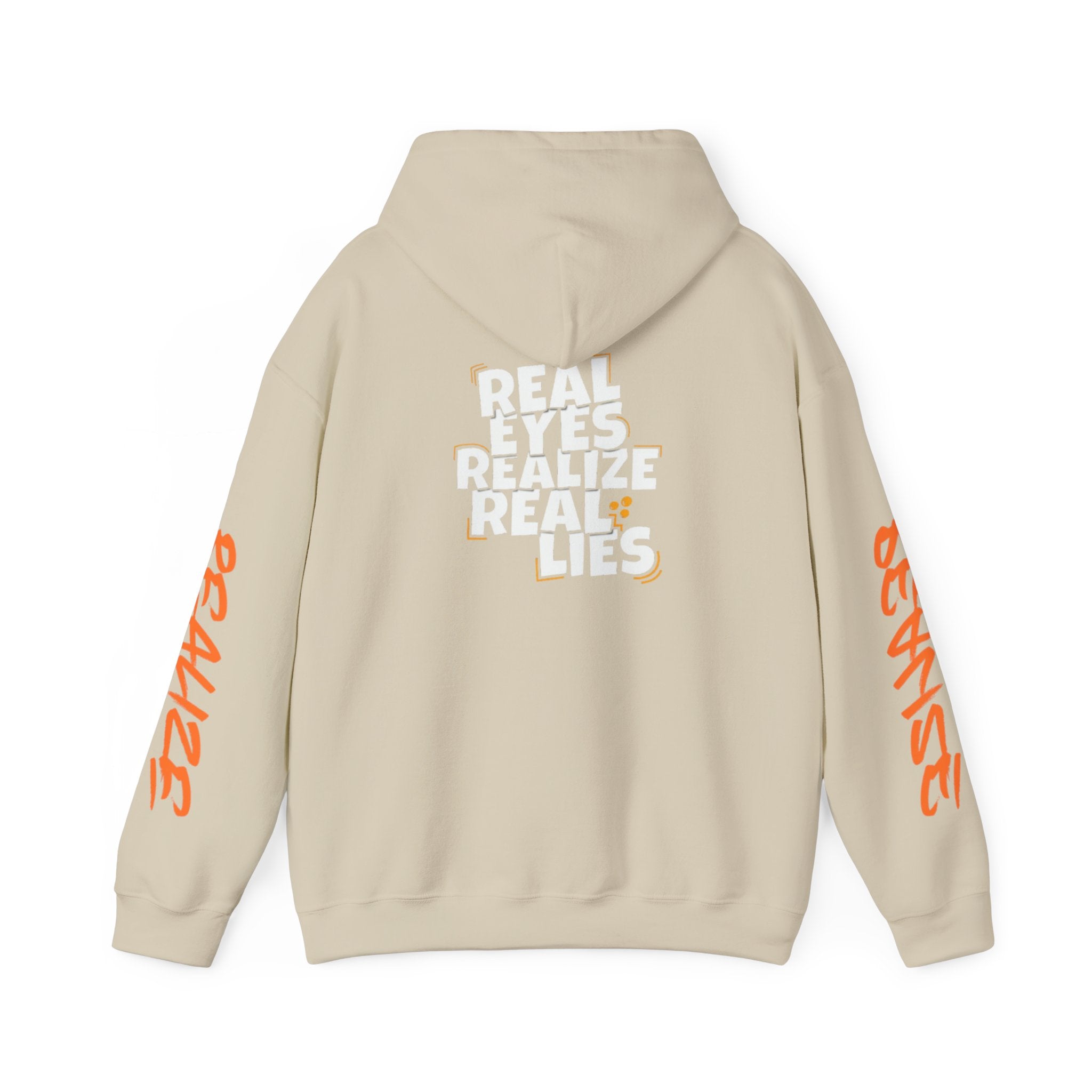 Sweat à capuche pour Homme — "Real Eyes Realize Real Lies"