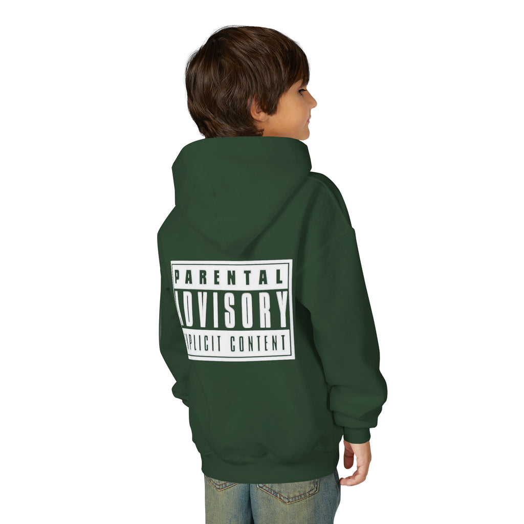 Sweat à capuche pour enfant 'Parental Advisory Explicit Content'