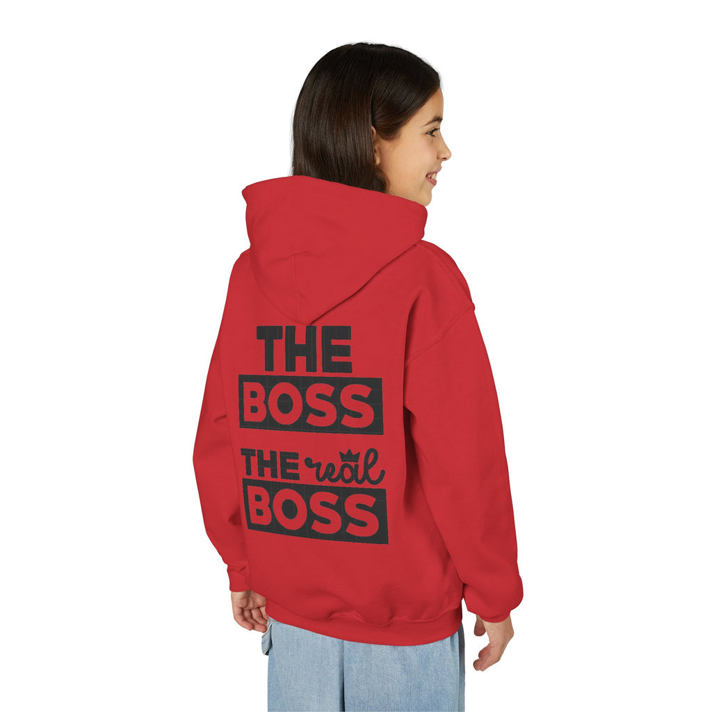Sweat à capuche pour enfant " THE BOSS, the real BOSS "