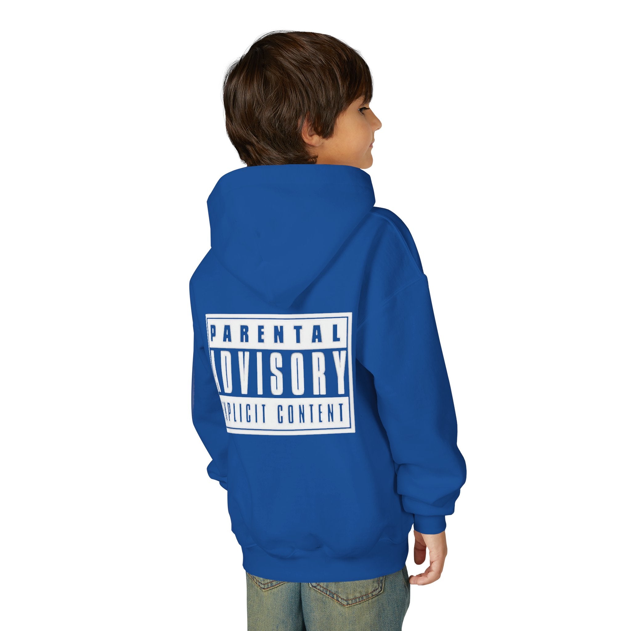 Sweat à capuche pour enfant 'Parental Advisory Explicit Content'