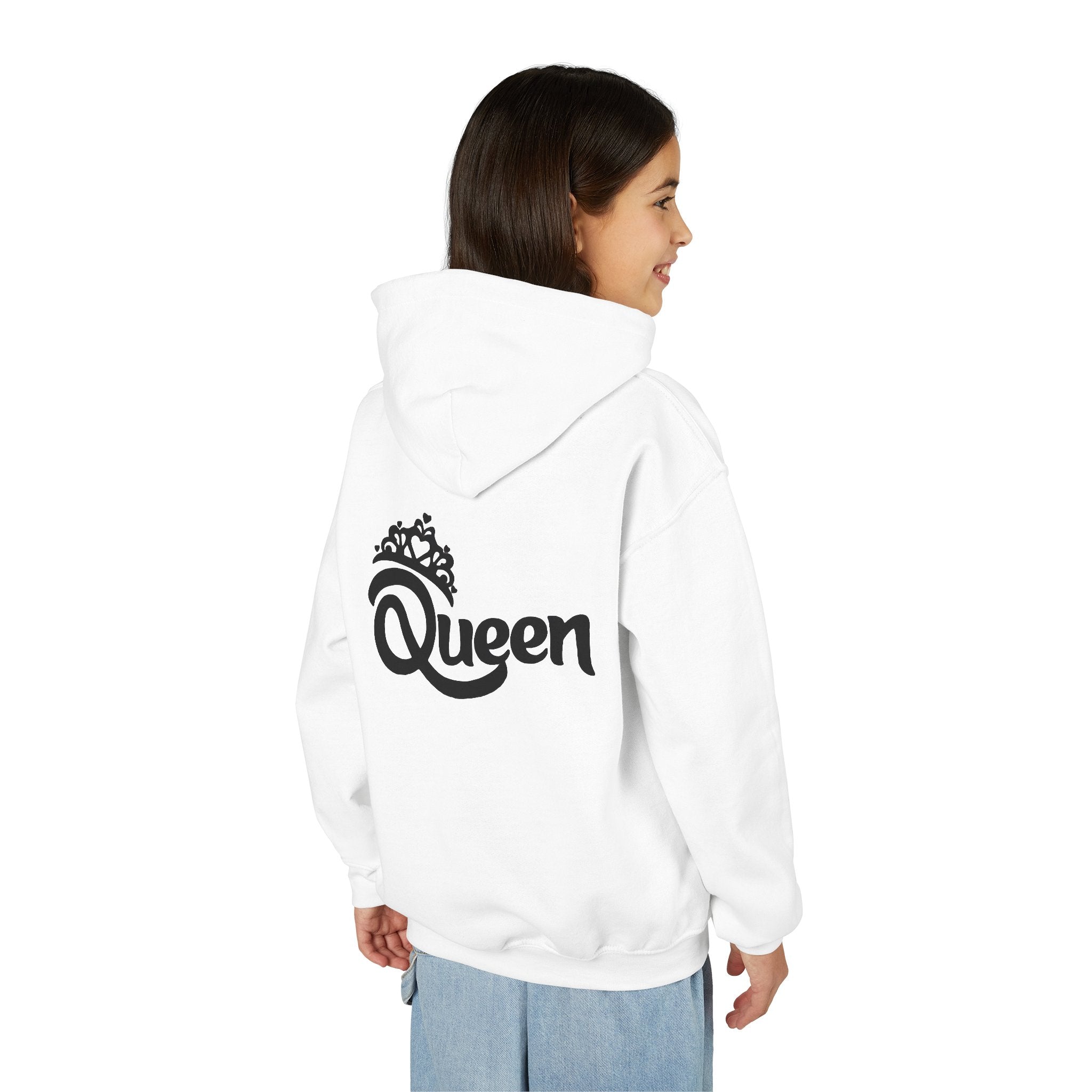 Sweat à capuche fille « Reine »