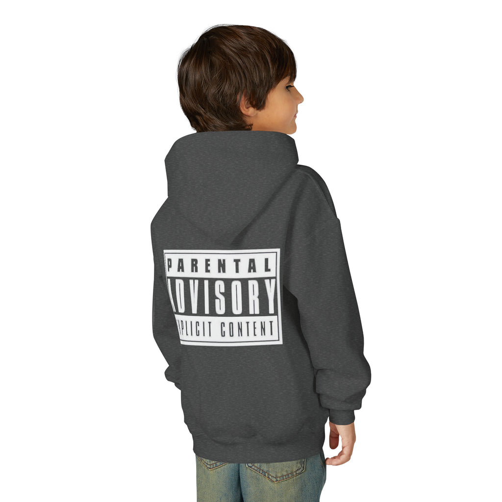 Sweat à capuche pour enfant 'Parental Advisory Explicit Content'