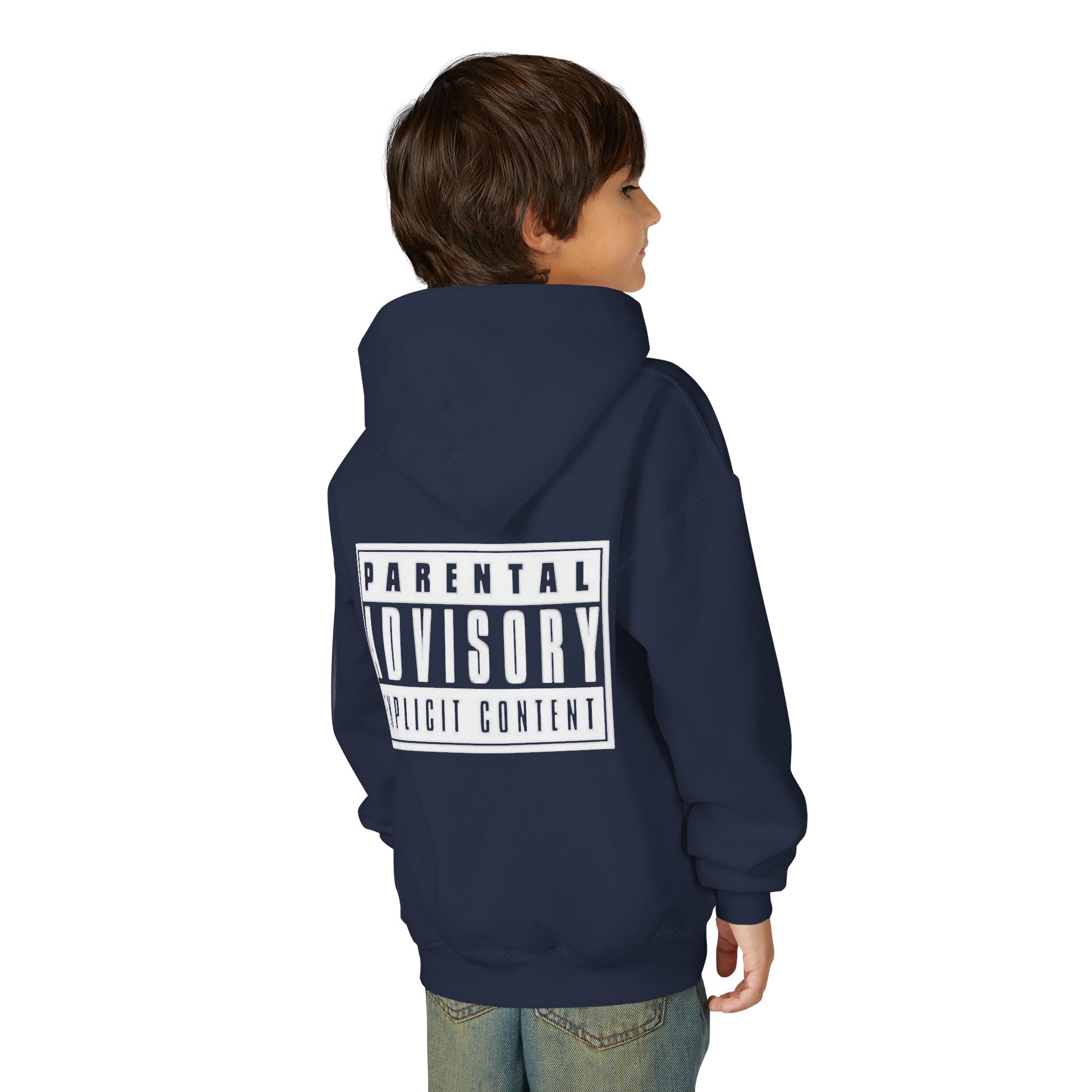 Sweat à capuche pour enfant 'Parental Advisory Explicit Content'