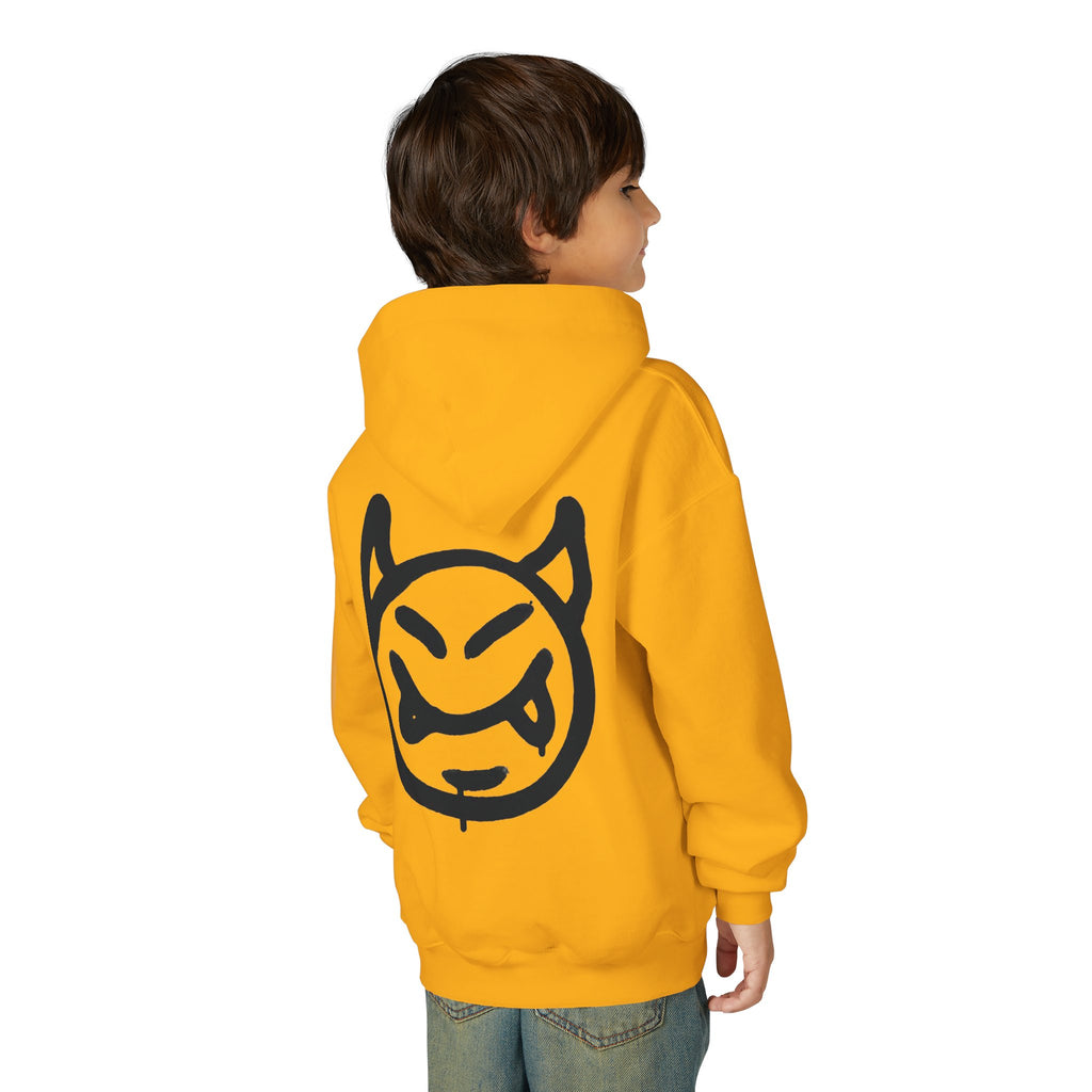 Sweat à capuche pour enfant avec visage de diable