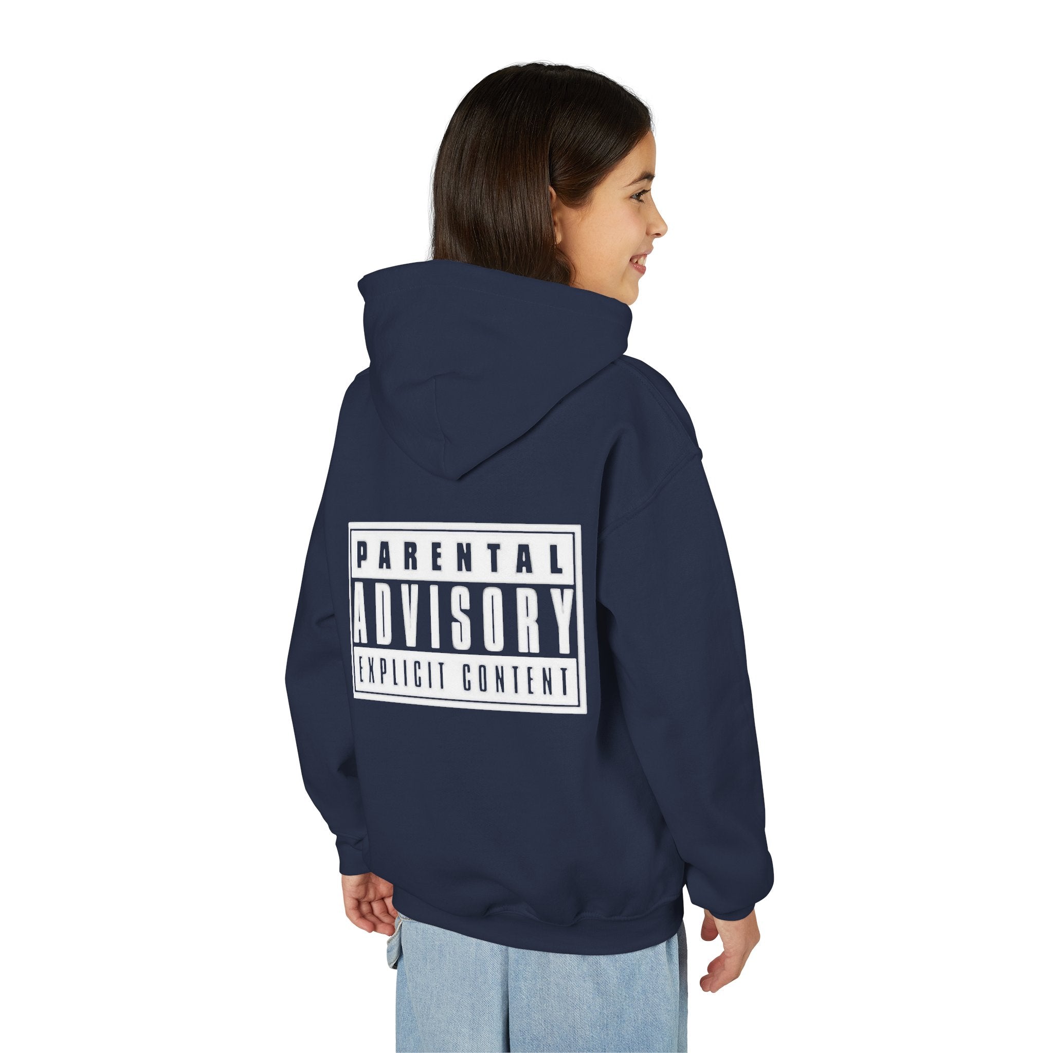 Sweat à capuche pour enfant 'Parental Advisory Explicit Content'