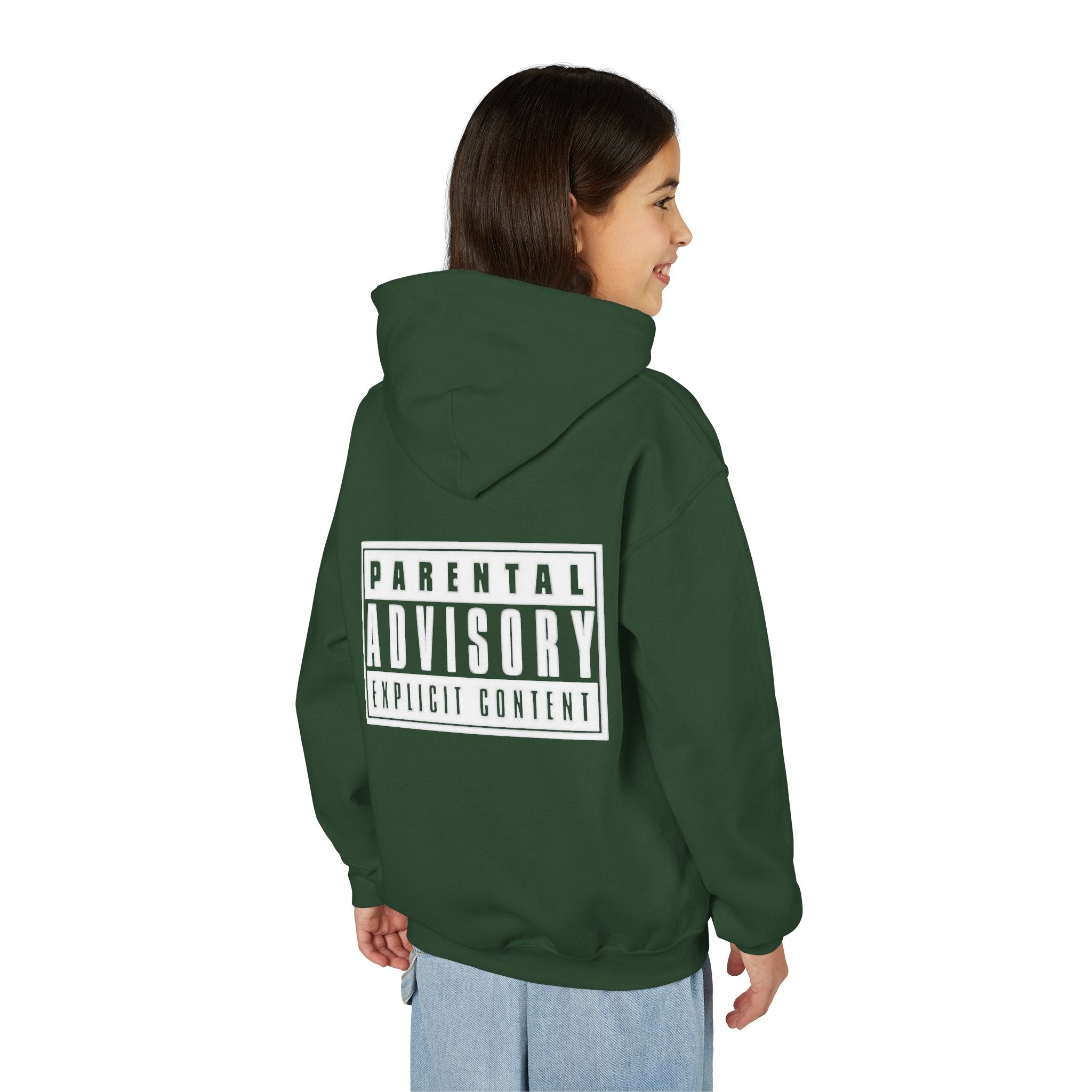 Sweat à capuche pour enfant 'Parental Advisory Explicit Content'